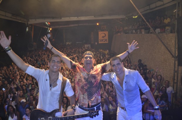 Pipo, Durval Lelys e Rafa Marques  - Foto Fred Pontes