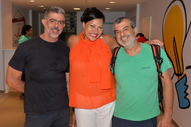 Almir Jr, Marta Goes e Marcelo Gomes