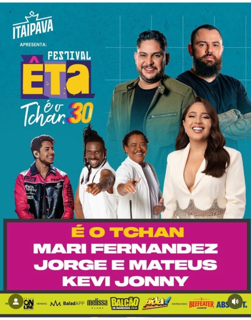 Banda É o Tchan - 25 anos.